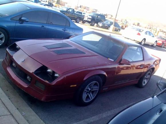 Here's my baby....before all the work started on her.