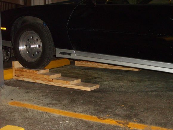 I built these ramps out of 2x12's.  Work pretty well.