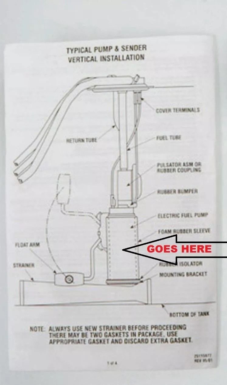 Generic Delphi Fuel Pump Instructions