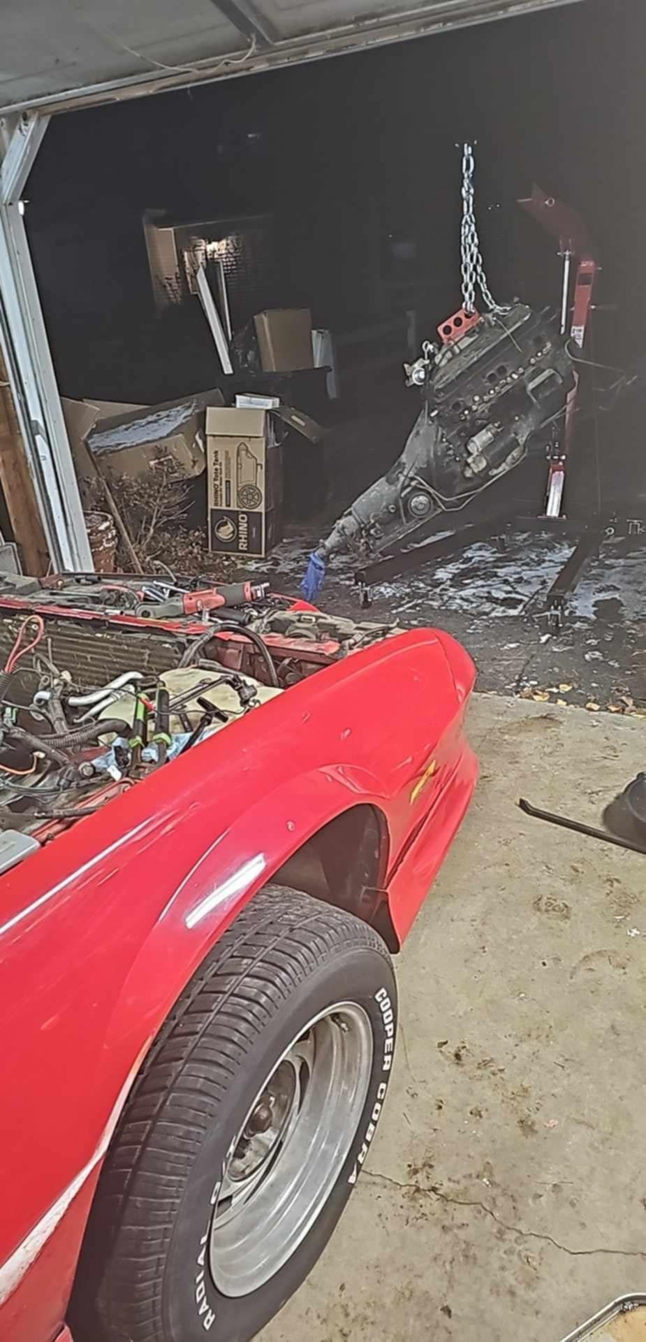 Out with the old.