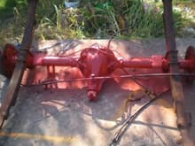 the rear axle i painted from the 92