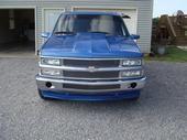 front of my 92 silverado....has a 94 grill with smoothie bumber with fog lights and billet inserts