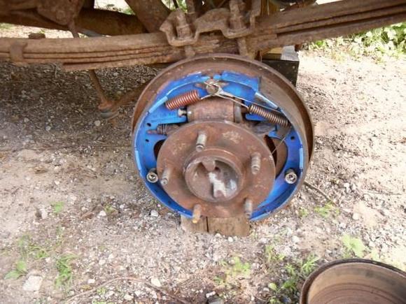 did the back brakes