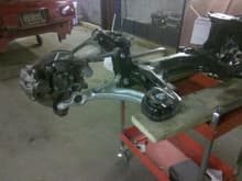 06 front sub frame and brakes to be retro fitted into my 90 miata.