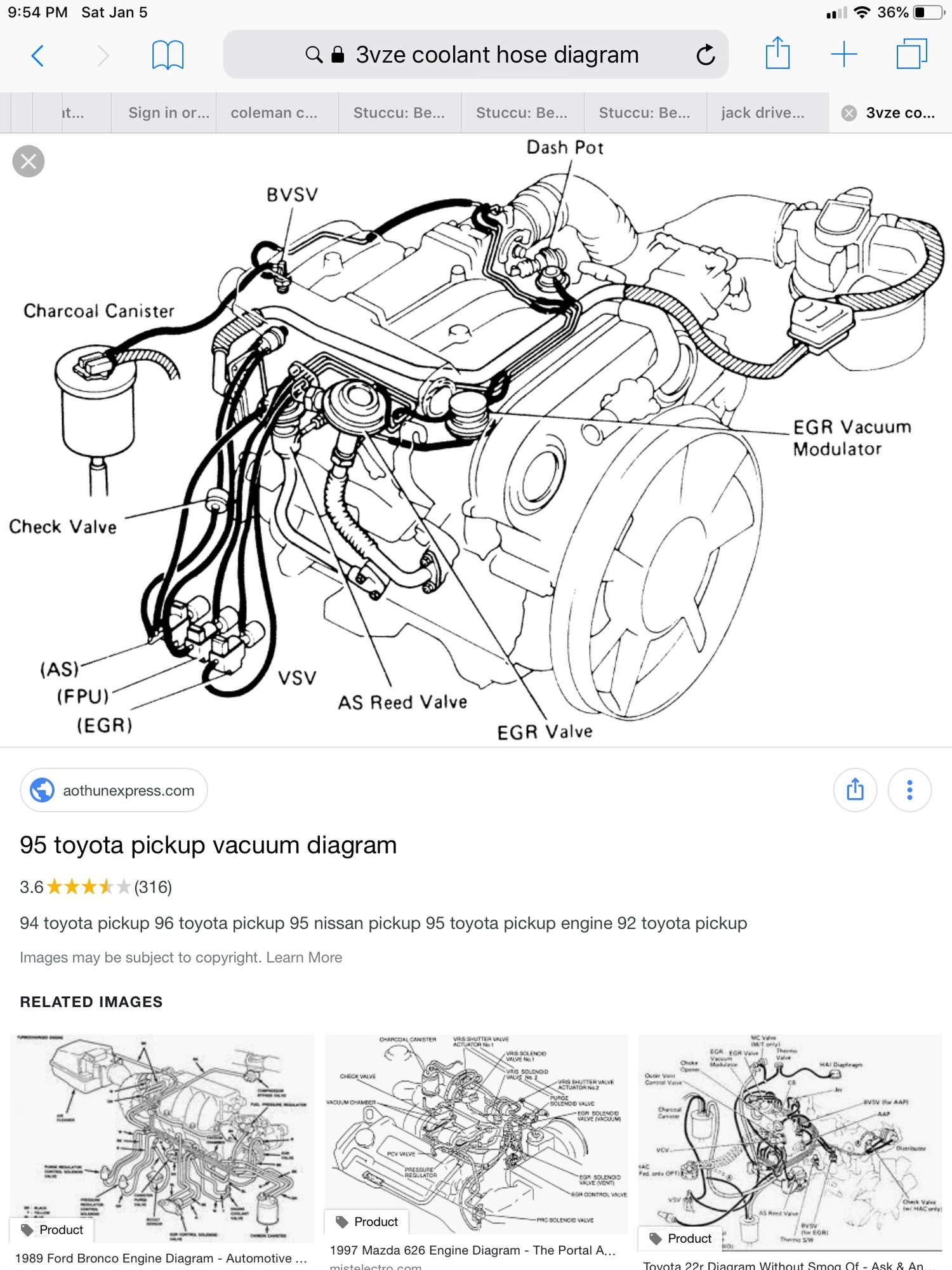 Mazda 626 Vacuum Hose Diagram