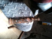 one of the bolts from my shackles it fell out of the side plate should have been a press fit