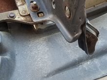 So the bumper did take slight modifuing to go on. Cause of the intercooler but mainly the body lift. Unfortunately i do not have a after pic of what this bracket looked like whenni was done in order for to go on. But about 1/4" below each hole i drew a straight line and had to cut off a chunk of the bracket in order for it to get to its stock location.