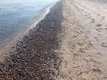 a lot like the ocean as far as wave action and dunes