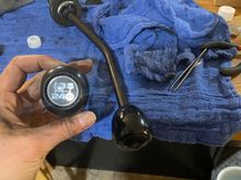 While replacing the shifter bushings on my 1982 4x4 5-speed, I was hoping to be able to put a new boot and knob on too, but I cannot get the knob off for the LIFE OF ME. I used vice grips on the rod and turned counter clockwise with my hand on the knob, used a heat gun, had my bf who is way stronger than me try as well and it just won't budge. I'm thinking maybe a former owner crazy glued it on or something? I've almost thought about sawing it off or taking it to my mechanic. Any tips? Thanks!
