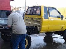 flat bed and solid axle swap