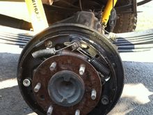 Mix of brake fluid and gear oil