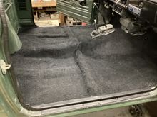 Hey Disco the carpet was oversized about 4” lengthwise and width wise. It went in fairly well with the only problem area being the wrinkle about 6” in front of the shifters. I think the console is going to cover that. 