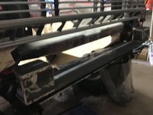 Angled view of mounting bracket. The two squares on either end look like something Gumby might draw up but they do get hidden by the bumper.