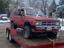 Loading is much more fun with flat tires and no winch
