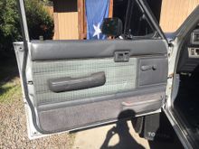 my door panels, i know are all manual, no wires.