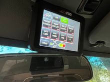 Controller mounted to mirror mount