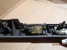 repaired light housing, fiberglass shell using what remained of the original metal housing.