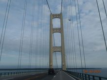 it's a long bridge across the strait