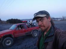 Little blackfaced from quarry riding