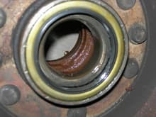 inside rotor/inner bearing back