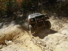 Going up Daniel at Uwharrie National Forest in NC