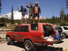 Team Celebrates Successful Mount Shasta Climb with Ruby Tuesday @ Bunny Flats