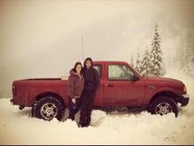 My buddy and his wife. At the Bohemia Saddle