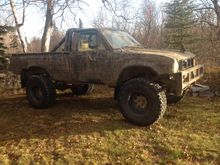 flat black paint and mud make for great camouflage!