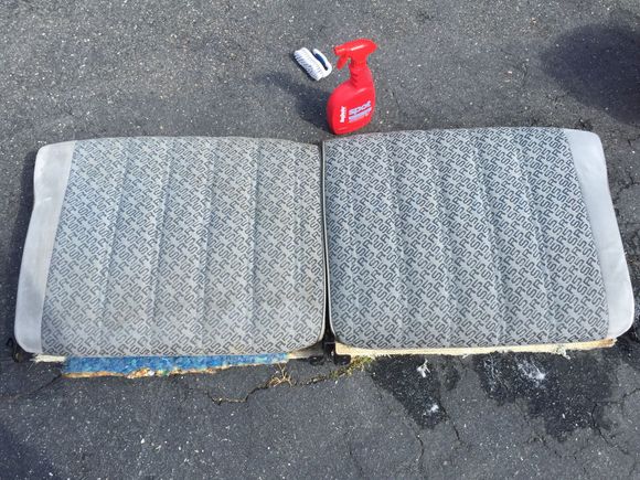 Before and after.