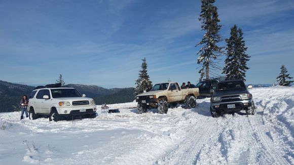 Oregon snow wheeling.
