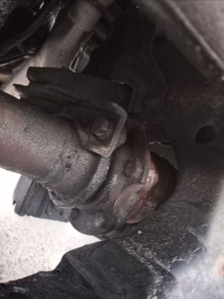 Its leaking here at the bottom