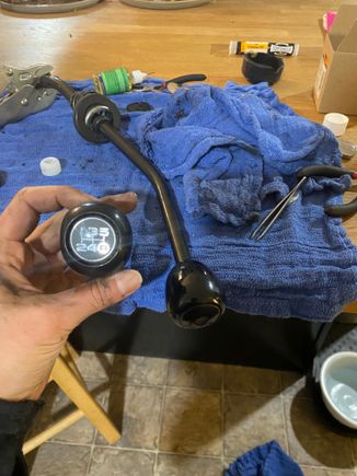 While replacing the shifter bushings on my 1982 4x4 5-speed, I was hoping to be able to put a new boot and knob on too, but I cannot get the knob off for the LIFE OF ME. I used vice grips on the rod and turned counter clockwise with my hand on the knob, used a heat gun, had my bf who is way stronger than me try as well and it just won't budge. I'm thinking maybe a former owner crazy glued it on or something? I've almost thought about sawing it off or taking it to my mechanic. Any tips? Thanks!
