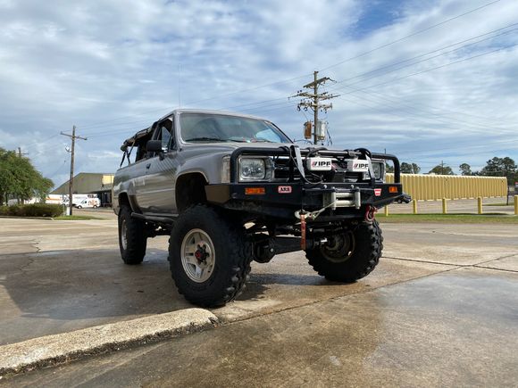 Front view finished stance