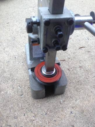 Got to use the Harbor Freight arbor press