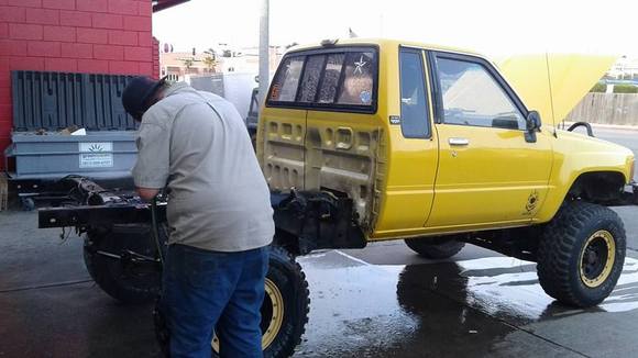 cleaning bed frame off