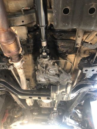 need to pressure wash off the old driveshaft grease 