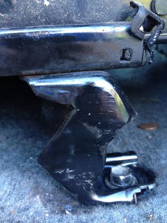 Rear outside tab, needed to add some material to get the angle where I wanted it.