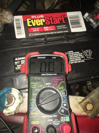 Is this the right setting to seee if something is drawing power from the battery ? With everything off this is what I'm getting yet as you can see from above the battery voltage drops pretty quick over a 45 minute period. I think my truck murdered its last battery now this one is getting assualted. Distributors working