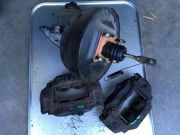 Brake Booster, Master Cylinder and Calipers from a '91 2nd Gen 4Runner