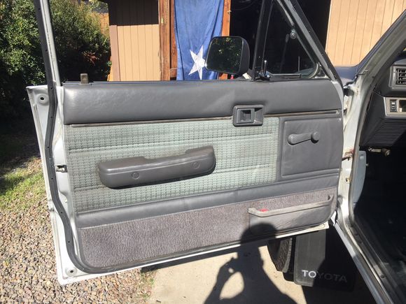 my door panels, i know are all manual, no wires.