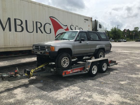 broke down in Florence, SC.