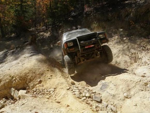 Going up Daniel at Uwharrie National Forest in NC