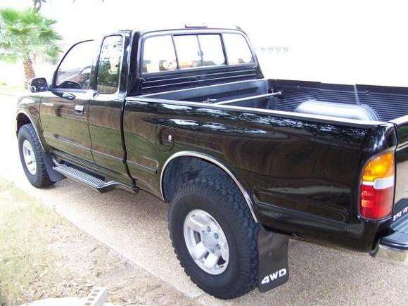 I just took off the driver side stickers! My truck looks so plain now! :(