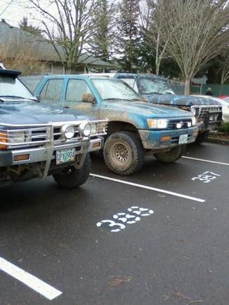 At School, Sheridans Ford (POS) to the right, Nicks Yota left, and mine is in the Middle

Grad Class of 2011