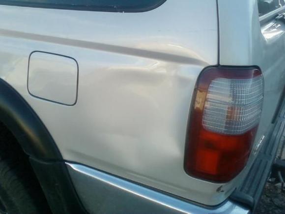 Rough year on my toy one month 6-15-11 after getting the ball joints and everything patched back. Had a deer plow in to the side of my toy. lucky for full coverage not fixed yet.