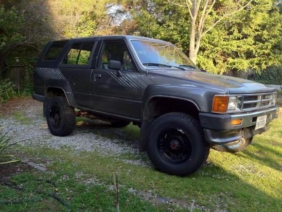 Ready to go with new tires and re-painted wheels.
