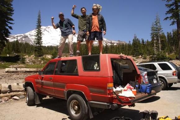 Team Celebrates Successful Mount Shasta Climb with Ruby Tuesday @ Bunny Flats