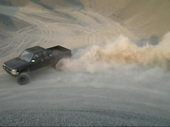 my truck drifting around a big rock pile.

here's the vid
http://vids.myspace.com/index.cfm?fuseaction=vids.individual&amp;videoid=39107213