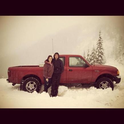 My buddy and his wife. At the Bohemia Saddle