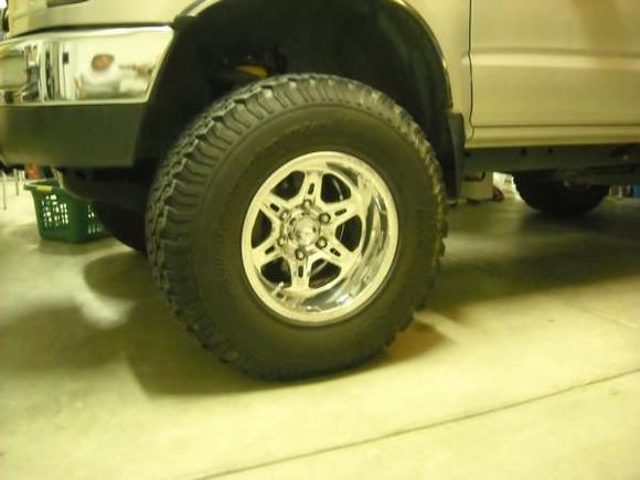 16x10 Weld cheyenne 6 modified to fit toyota hub